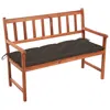 Vidaxl Garden Bench With Cushion 47.2" Solid Acacia Wood 3791
