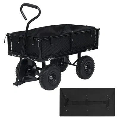 Vidaxl Garden Cart Liner Wagon Liner Trolley Liner For Wagons Wheelbarrow In Green