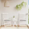 Vidaxl Garden Chair Cushions 2 Pcs Gray 19.7"x19.7"x1.2", 47597