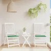 Vidaxl Garden Chair Cushions 2 Pcs Green 19.7"x19.7"x1.2", 47598