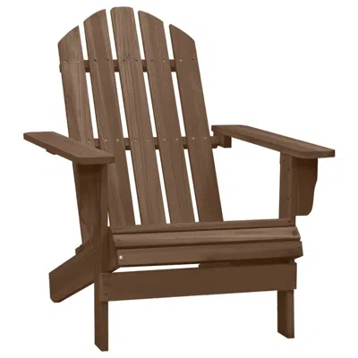 Vidaxl Garden Chair Wood Brown, 45703