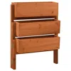 Vidaxl Garden Folding Planter Orange 23.6"x5.5"x29.5" Solid Firwood, 314840