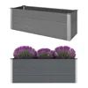 Vidaxl Garden Raised Bed Wpc 59.1" X 19.7" X 21.3" Gray