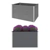 Vidaxl Garden Raised Bed Wpc 59.1"x39.4"x35.8" Gray