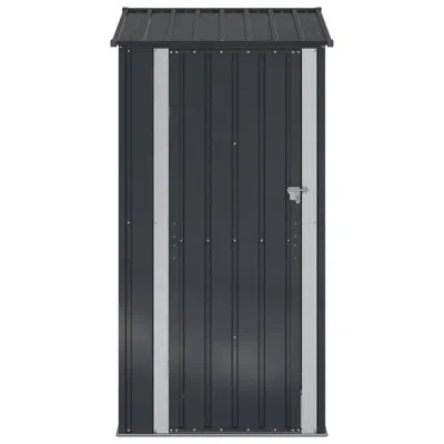 Vidaxl Garden Sheds Anthracite 40.55 X 29.13 X 78.74 In Metal