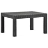Vidaxl Garden Table Anthracite 22.8"x22.8"x16.1" Pp 5640