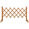 Vidaxl Garden Trellis Fence Orange 47.2"x23.6" Solid Firwood, 314822
