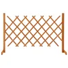 Vidaxl Garden Trellis Fence Orange 47.2"x35.4" Solid Firwood, 314824