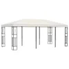 Vidaxl Gazebo 118.1"x236.2" Cream Fabric 8009