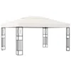 Vidaxl Gazebo 9.8'x13.1' Cream Fabric, 48007