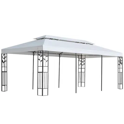 Vidaxl Gazebo 9.8'x19.7' White