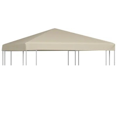 Vidaxl Gazebo Top Cover 0.68lb/mâ² 118.1"x118.1" Beige, 44778 In Neutral