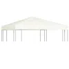Vidaxl Gazebo Top Cover 0.68lb/mâ² 118.1"x118.1" Cream White, 44777