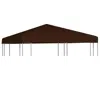 Vidaxl Gazebo Top Cover 9.1 Oz/ydâ² 9.8'x9.8' Brown, 46621