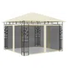 Vidaxl Gazebo With Mosquito Net 9.8'x9.8'x9' Cream 180 G/mâ², 47969