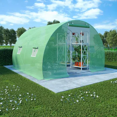 Vidaxl Greenhouse 64.6 Ftâ² 9.8'x6.6'x6.6', 48158
