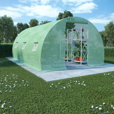 Vidaxl Greenhouse145.3 Ftâ² 177.2"x18.1"x78.7", 45535