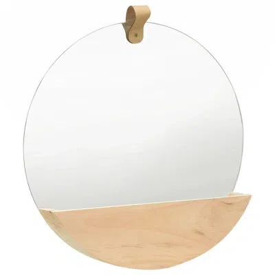 Vidaxl Hanging Mirror Wall Mirror With Storage Bathroom Mirror Solid Pinewood