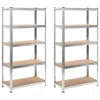 Vidaxl Heavy-duty Storage Rack 2 Pcs, 271520