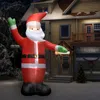 Shop Vidaxl Inflatable Santa Claus With Leds Christmas Decoration Ip44 14.8'