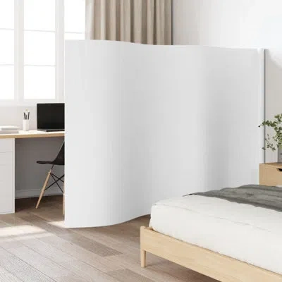 Vidaxl Kenedy 70" H Solid Wood Accent Room Divider In White