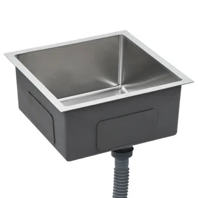 Vidaxl Kitchen Sink With Strainer, Stainless Steel Top-mount Sink, Fast Drainage, Anti-corrosion In Silver