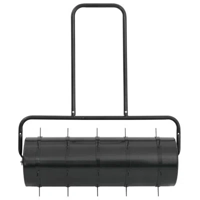 Vidaxl Lawn Roller With Aerator Clamps Gardening Tools In Black