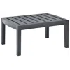 Vidaxl Lounge Table Anthracite 30.7"x21.7"x15" Plastic, 48815