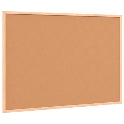 Vidaxl Magnetic Whiteboard With Solid Pine Wood Frame In Brown