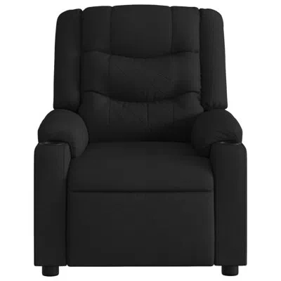 Vidaxl Massage Recliner Chair In Black,fabric