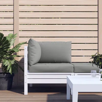 Vidaxl Pallet Sofa Cushions 3 Pcs Gray Fabric, 315065