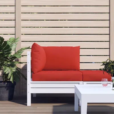 Vidaxl Pallet Sofa Cushions 3 Pcs Red Fabric, 315070