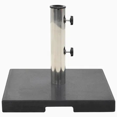 Vidaxl Parasol Base Granite 44.1 Lb Square Black, 45066