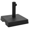 Vidaxl Parasol Base Square Polyresin 17.6 Lbs Black, 45206