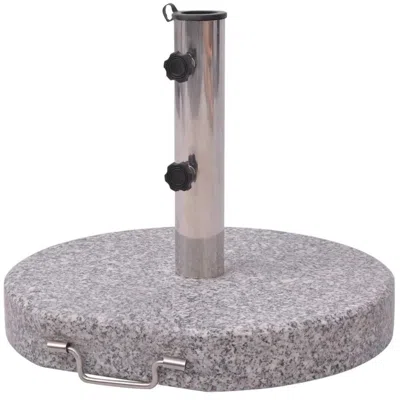 Vidaxl Parasol Stand 17.7", 40549 In Gray