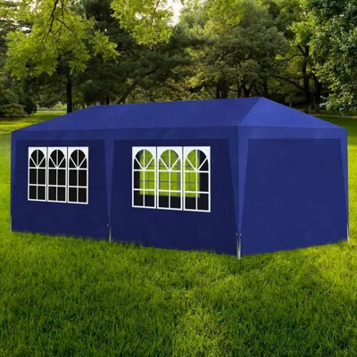 Vidaxl Party Tent 10'x20' Blue, 90337