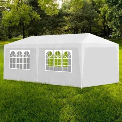Vidaxl Party Tent 10'x20' White, 90336
