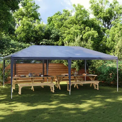 Vidaxl Party Tent 13.1'x19.7' Blue, 48504