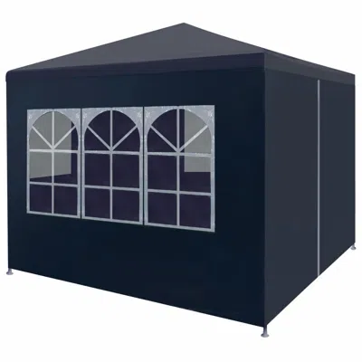 Vidaxl Party Tent 9'10"x9'10" Blue, 45097