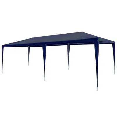 Vidaxl Party Tent Pe Blue 9'10"x19'8", 45083