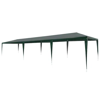 Vidaxl Party Tent Pe Green 9'10"x29'6", 45094