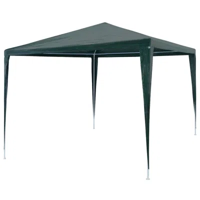 Vidaxl Party Tent Pe Green 9'10"x9'10", 45091