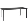 Vidaxl Patio Dining Table Anthracite 74.8"x35.4"x29.1" Steel