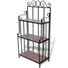 Shop Vidaxl Plant Stand Display Terracotta Color Mosaic Pattern, 41131