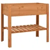 Vidaxl Planter 34.6"x16.9"x31.5" Firwood 7237