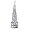 Vidaxl Pop-up Artificial Christmas Tree Silver 47.2" Pet, 320993