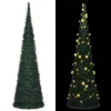 Vidaxl Pop-up String Artificial Christmas Tree With Led Green 59.1", 321523