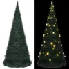 Vidaxl Pop-up String Artificial Christmas Tree With Led Green 82.7", 321525