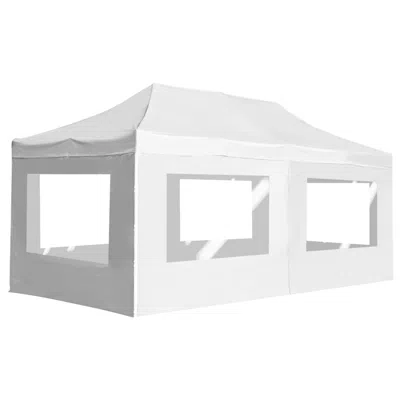 Vidaxl Professional Folding Party Tent With Walls Aluminium 236.2"x118.1" White, 45510