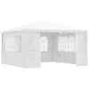 Vidaxl Professional Party Tent With Side Walls 13.1'x13.1' White 90 G/mâ², 48525